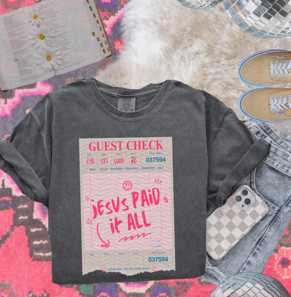 Guest Check - Jesus Paid it All