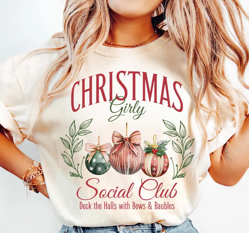 Christmas Girly Social Club