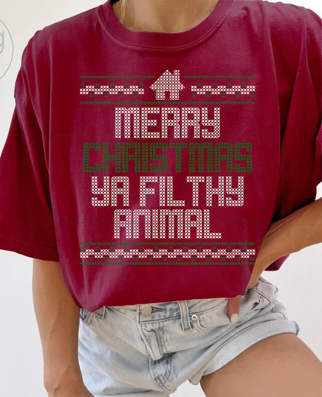 Merry Christmas Ya Filthy Aminal