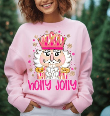 $20 Gildan Sweatshirt Holly Jolly Nutcracker Deal