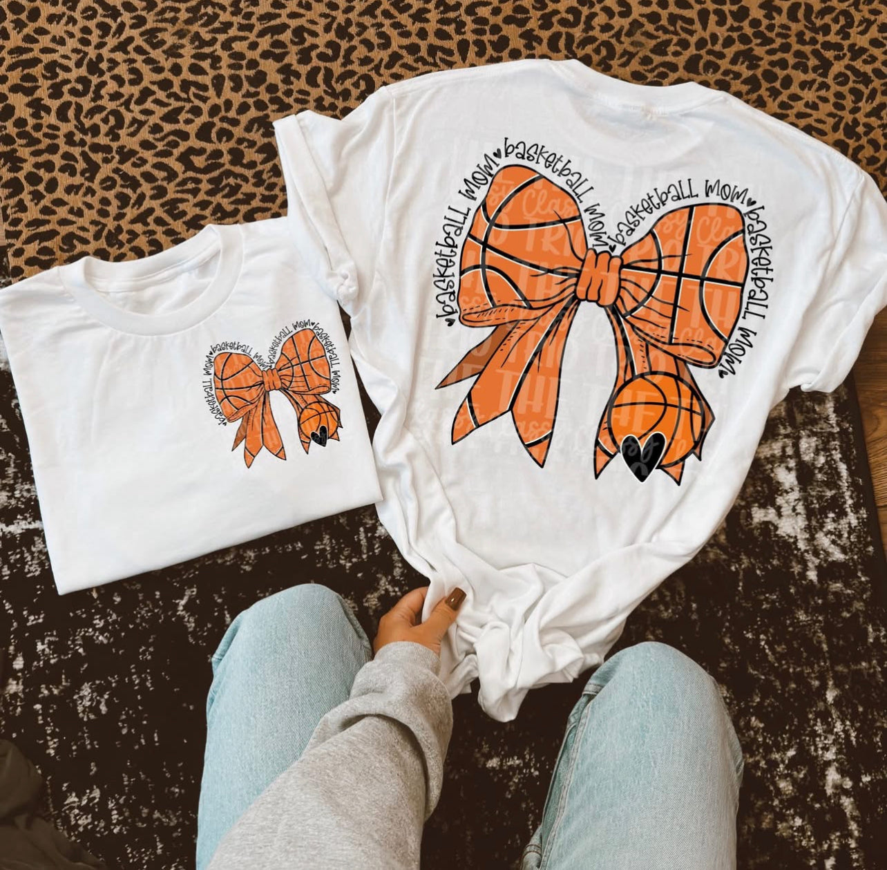 Basketball Mom Bow