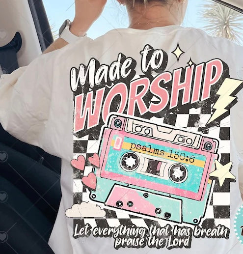 Made to worship with pocket design