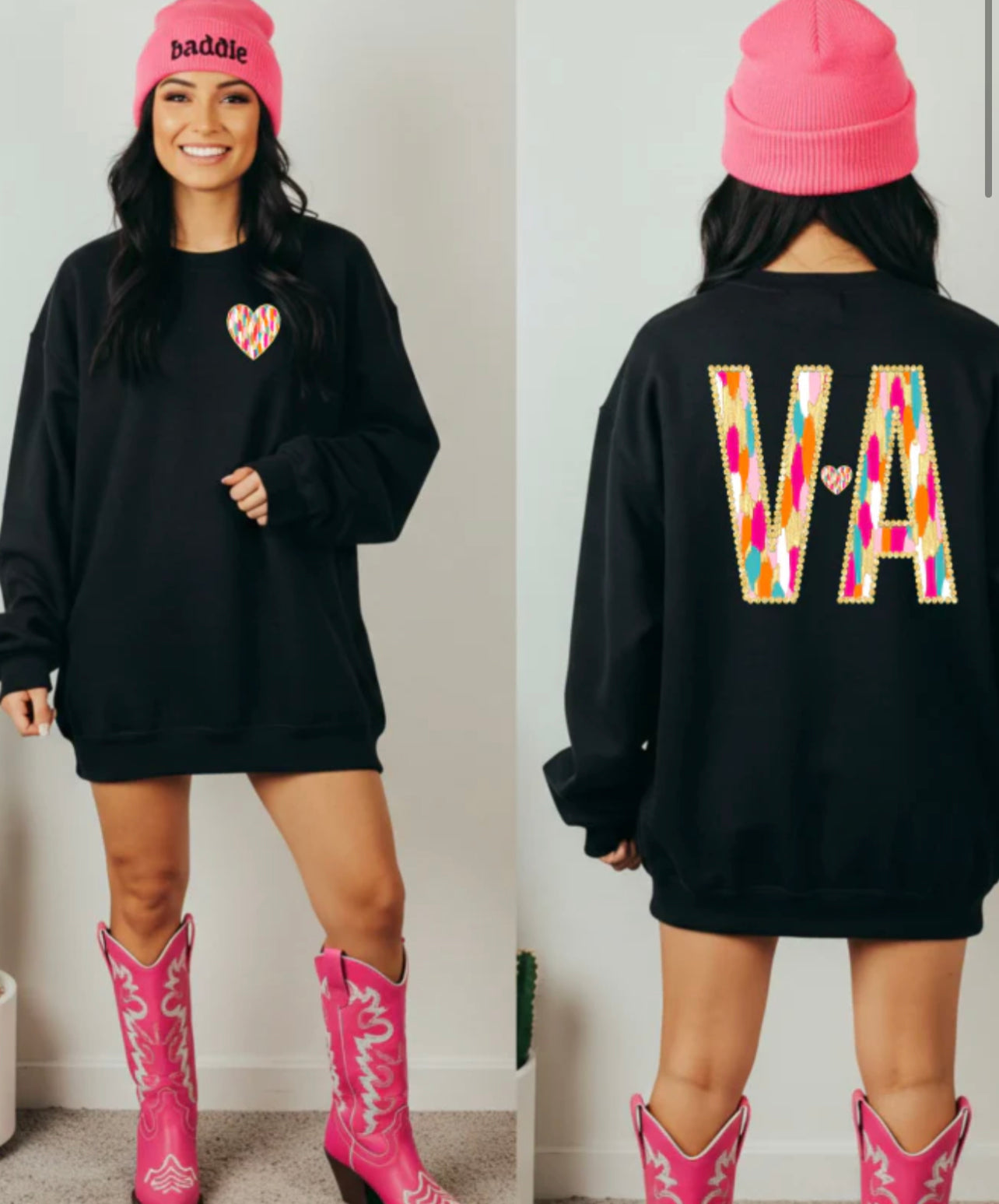 Front & Back VA Painted
