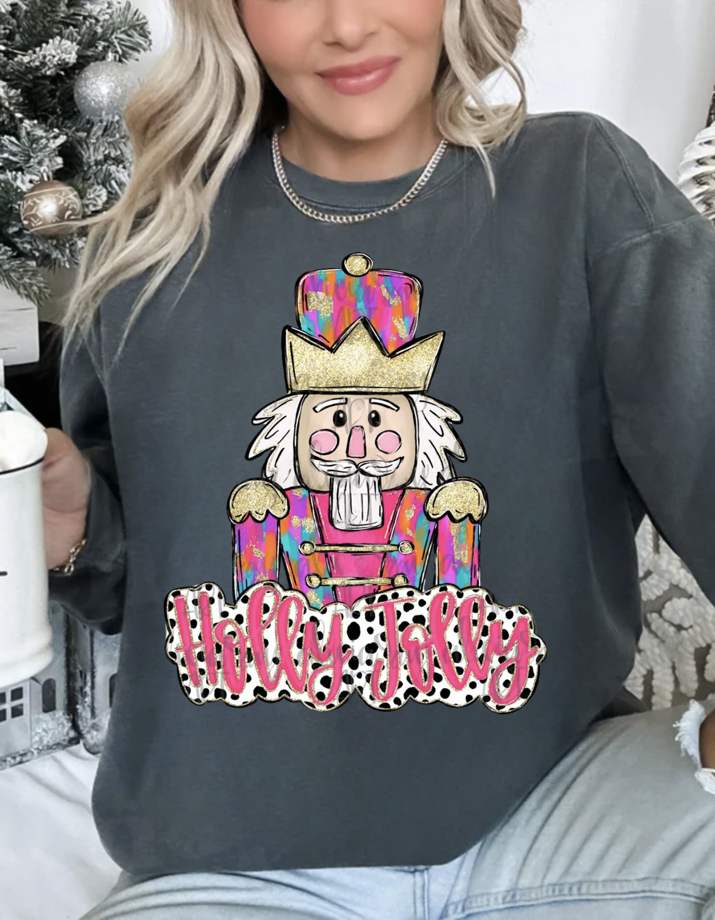 Holly Jolly Nut Cracker