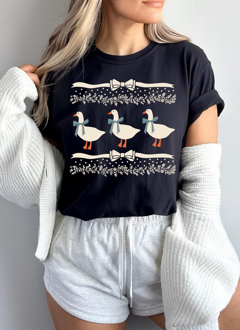 Bow Vintage Goose