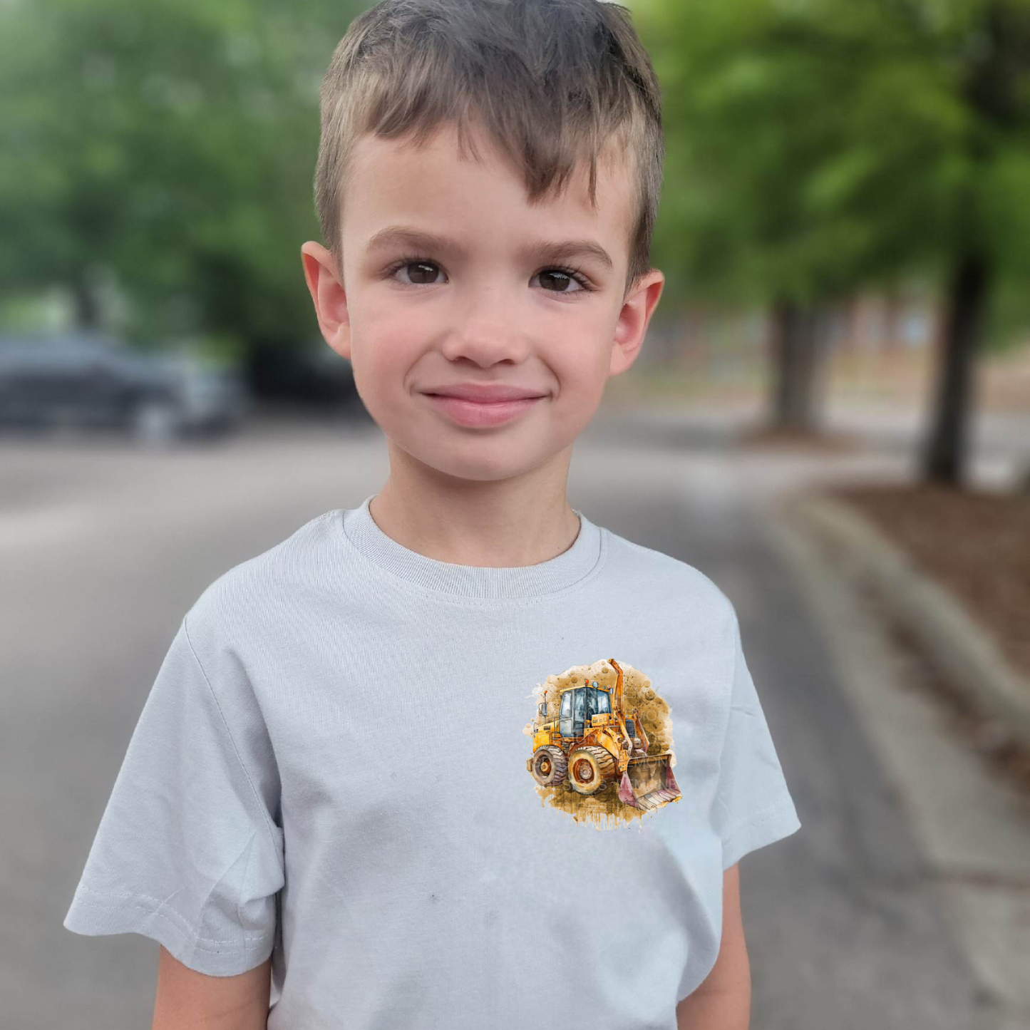 Just a Boy Who Loves Dirt-Kids Pocket & Back