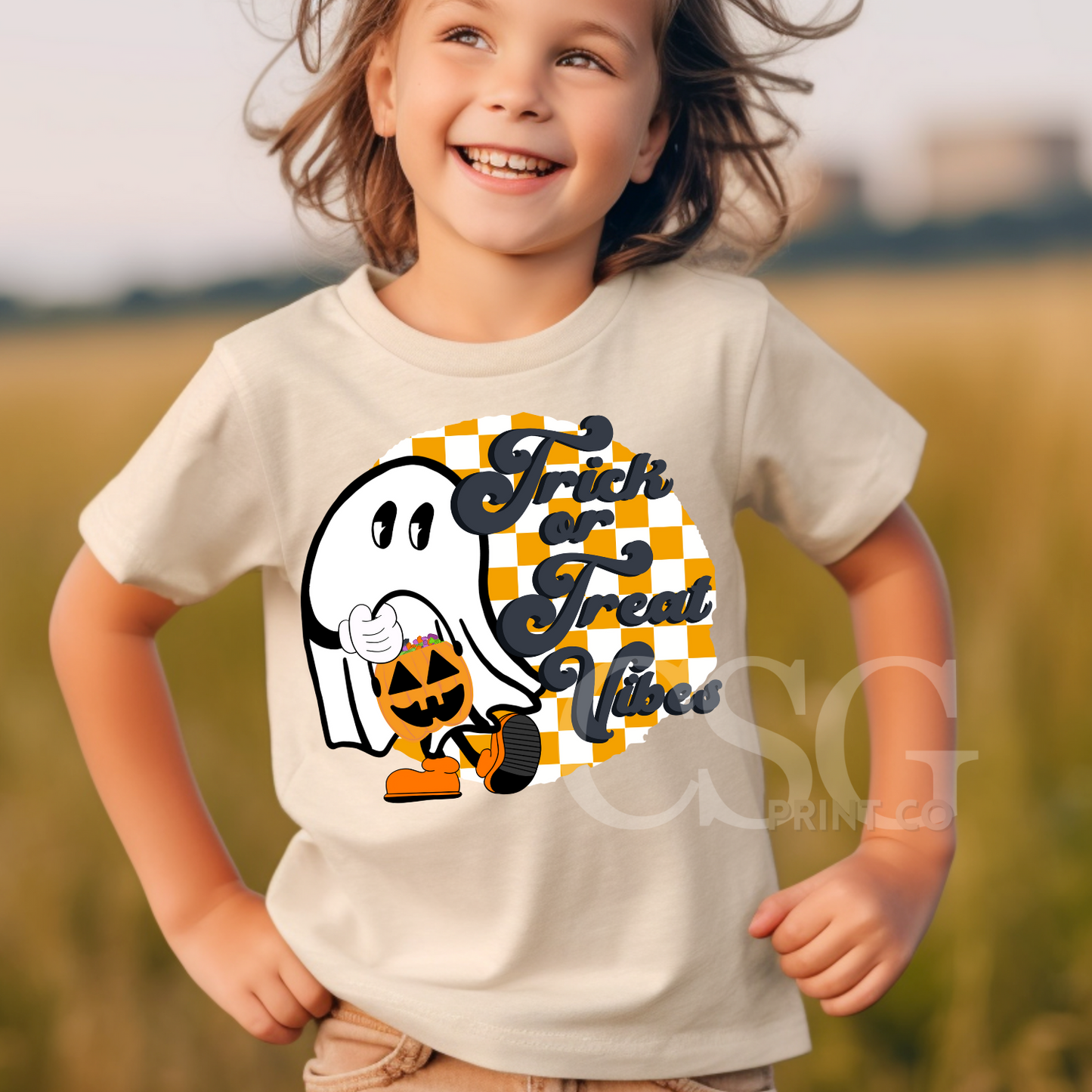 Trick or Treat Vibes Checkerboard