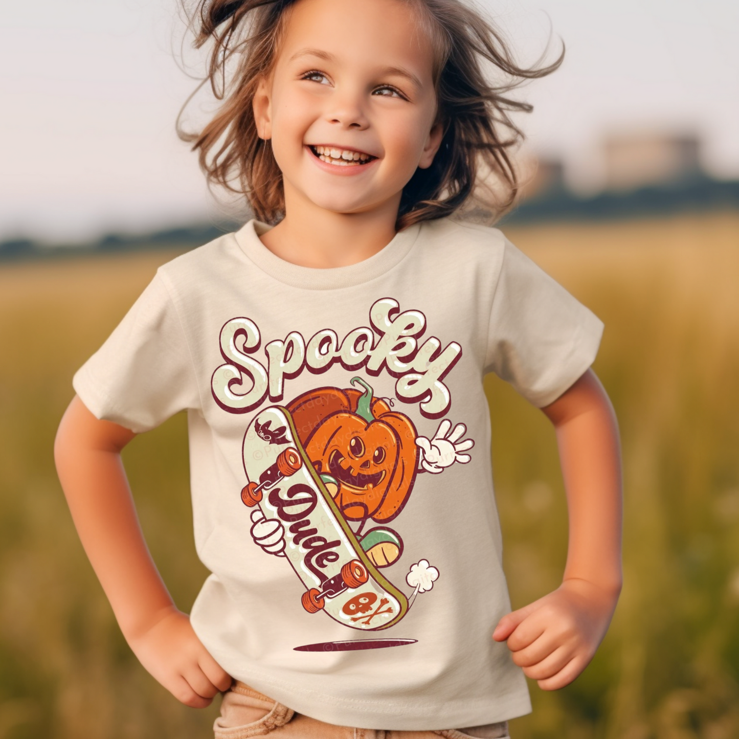 Spooky Dude- Skateboard Pumpkin