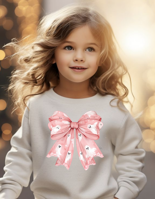 Ghostly Bow Sweatshirt
