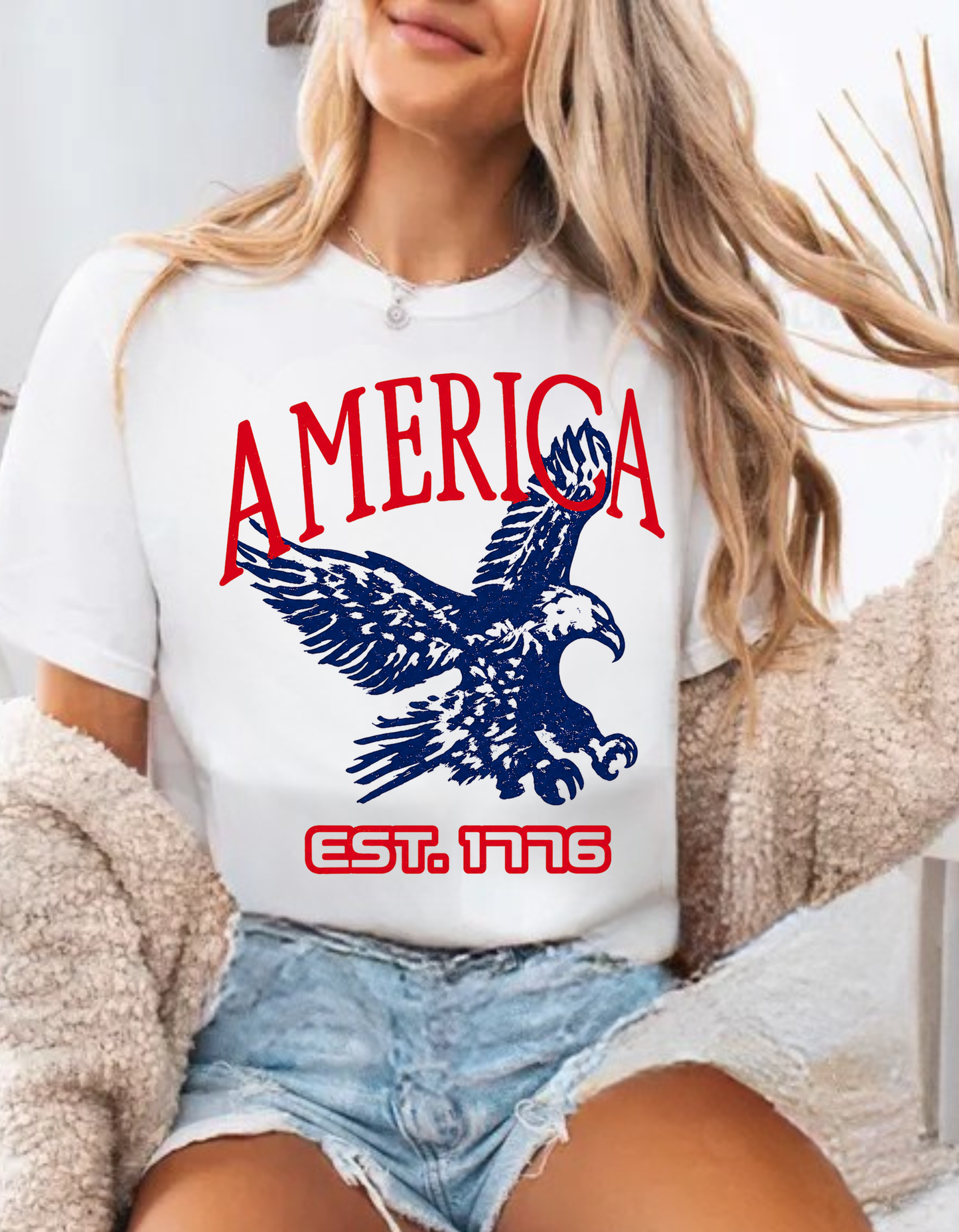 America Bald Eagle 1776
