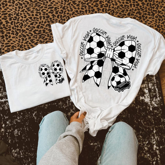 Front & Back Soccer Mom Bow