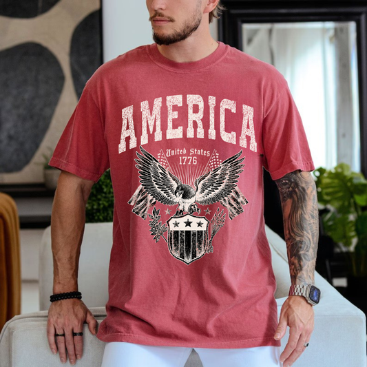 America Bald Eagle Emblem
