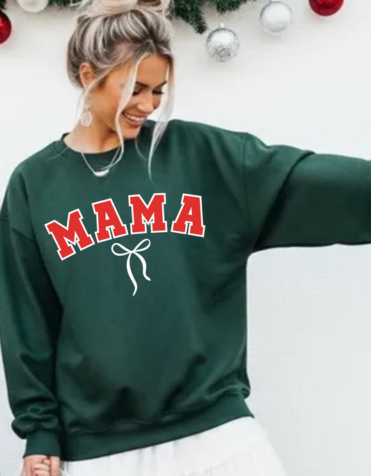 Mama Christmas Bow