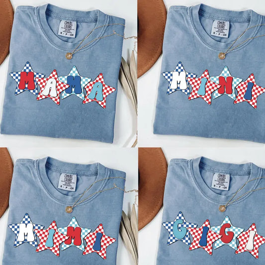 Family Patriotic Stars