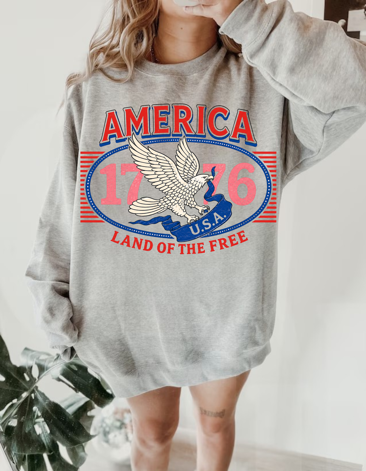 America Land of the Free Oval