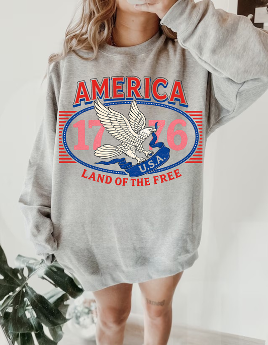 America Land of the Free Oval