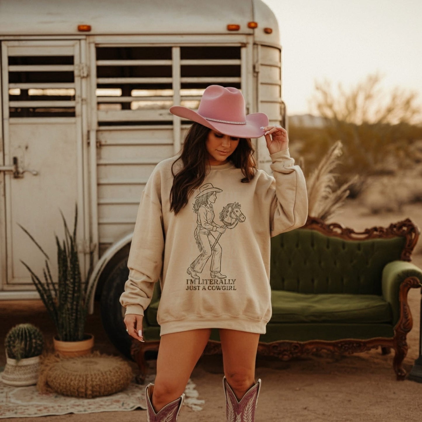 Just a cowgirl