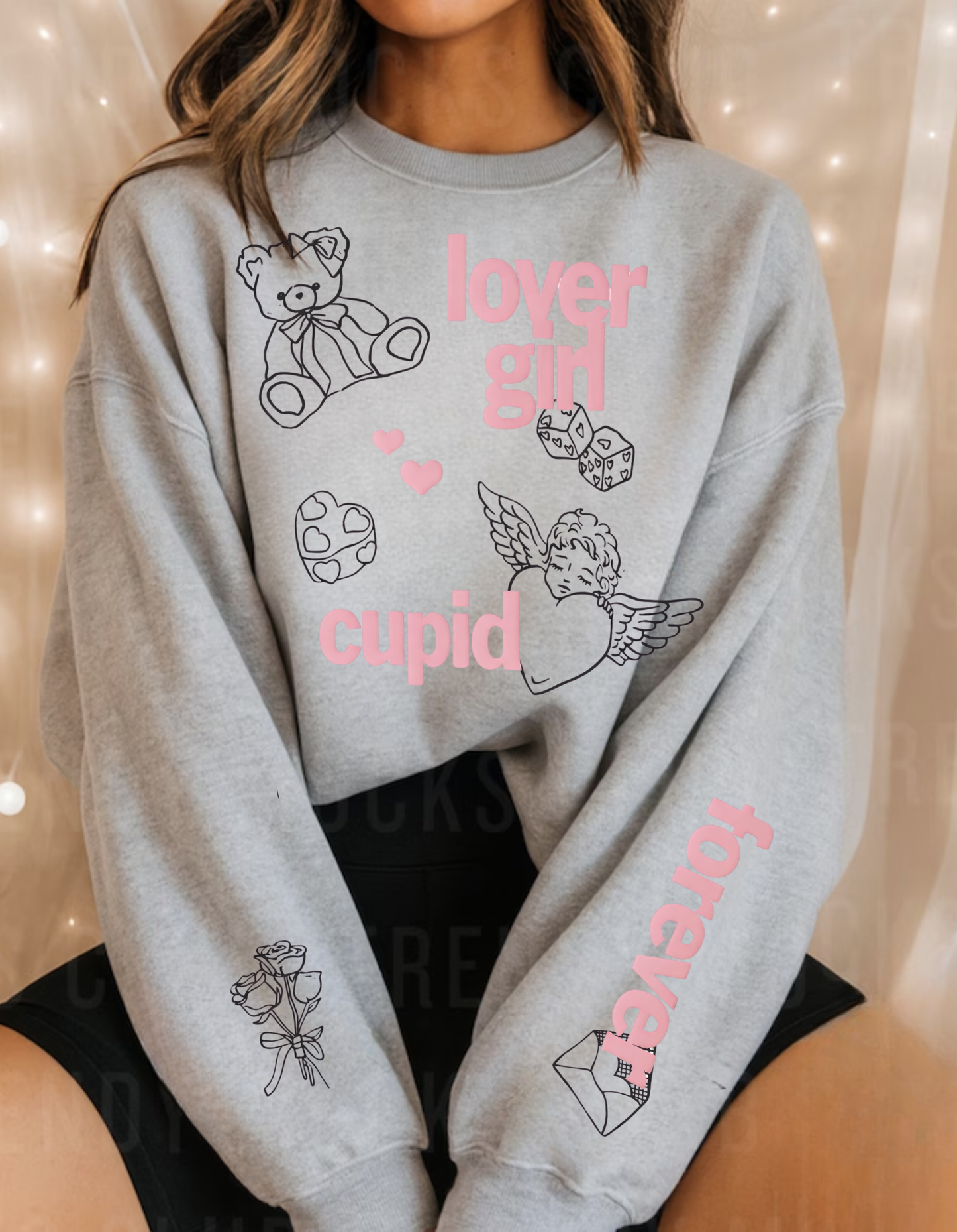 Graphic Cupid Lovers