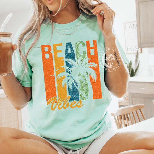 Beach Vibes- Retro Stripes