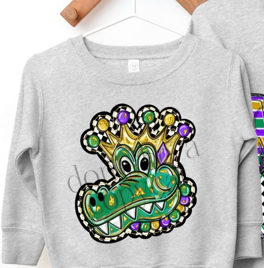 Kids Mardi Gras Alligator