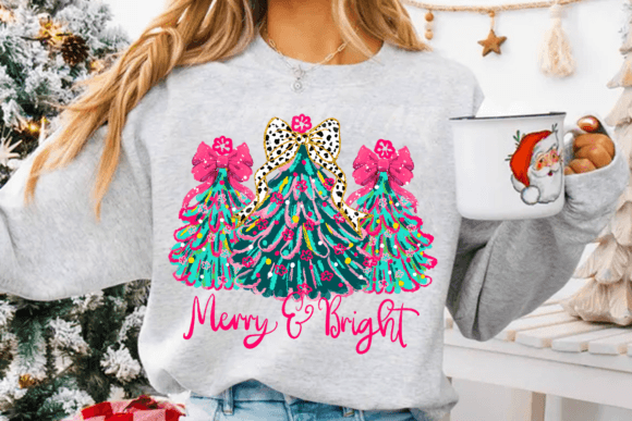 $10 Gildan Tee Merry & Bright Tree Deal