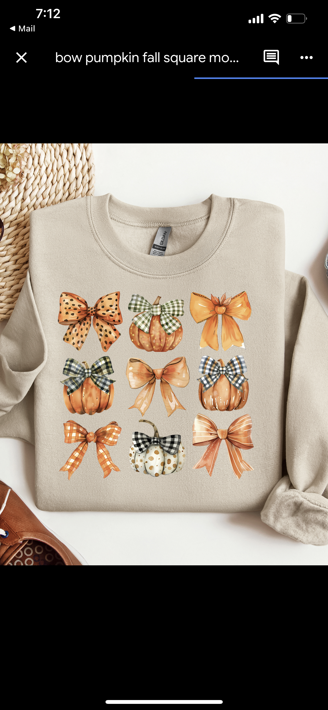 Fall Pumpkin Bow