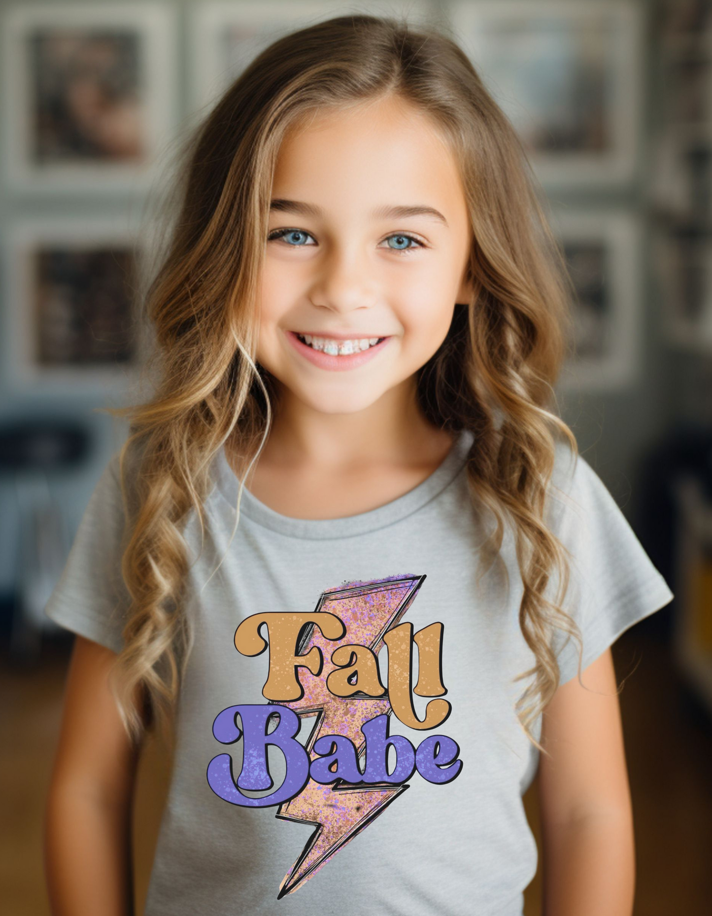 Fall Babe Lightning Bolt Kids