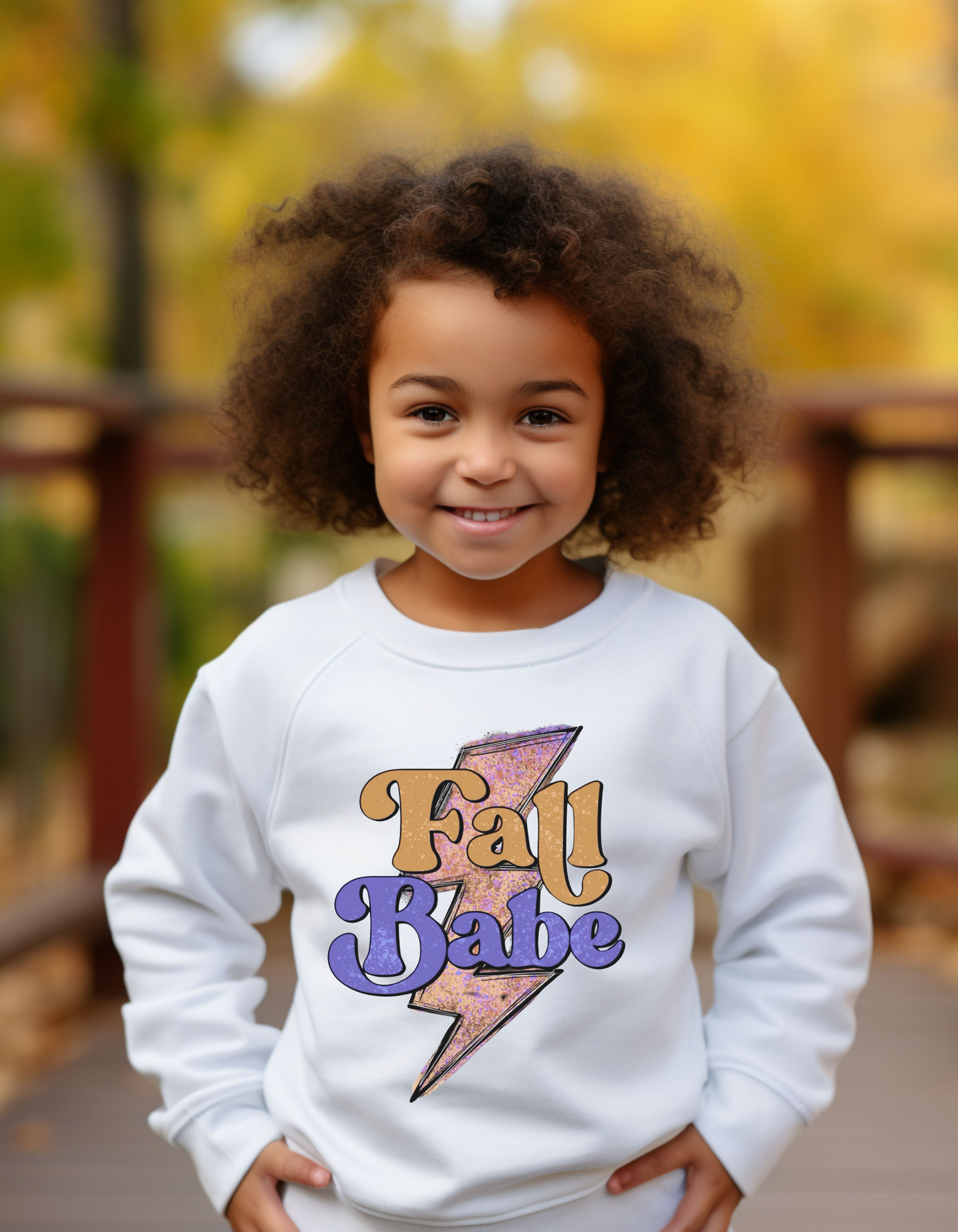 Fall Babe Lightning Bolt Kids