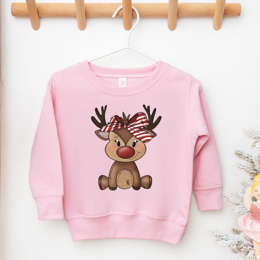 Girl Reindeer-Hoodie/Sweatshirt