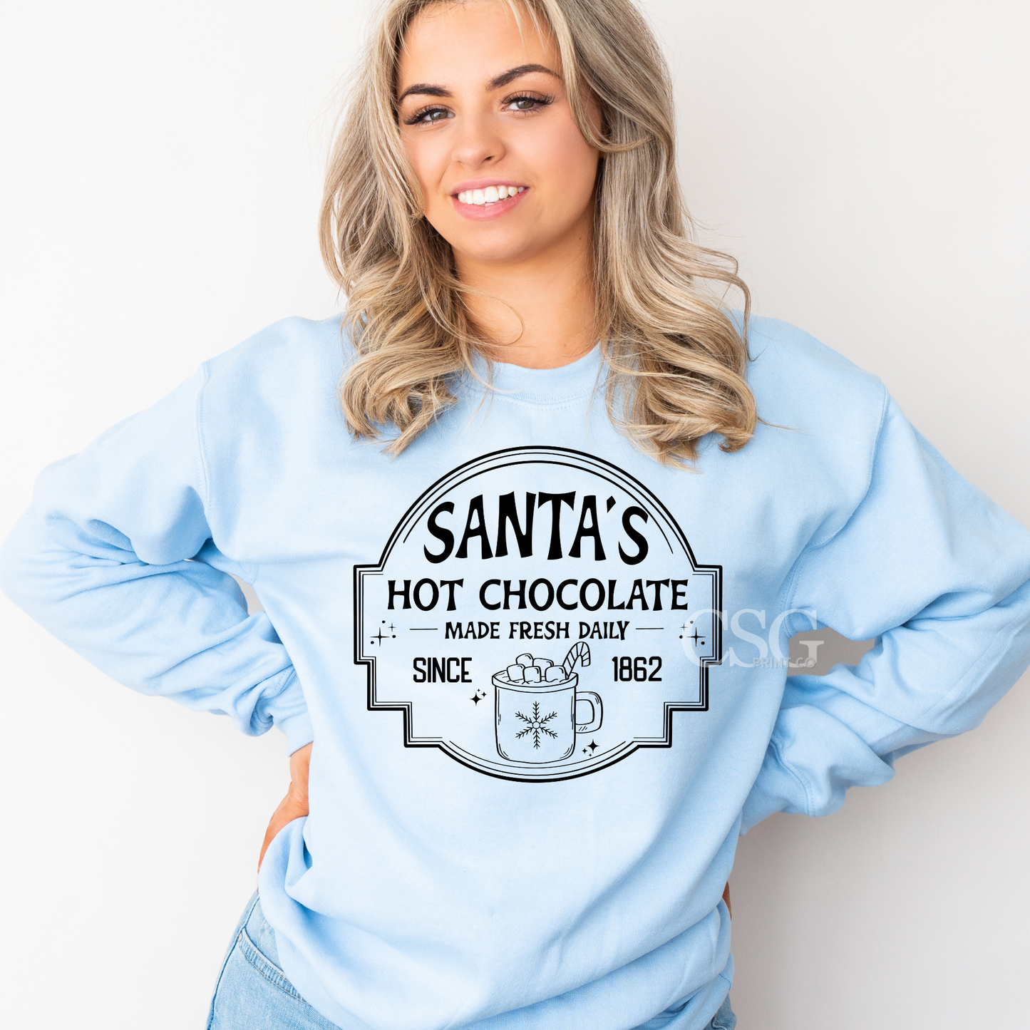 Santa's Hot Chocolate- Sweatshirt