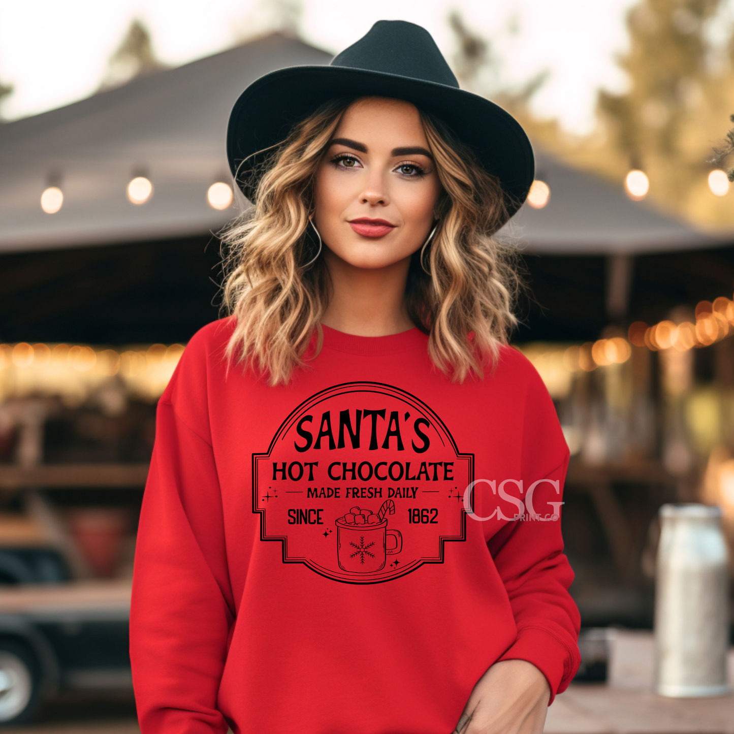 Santa's Hot Chocolate- Sweatshirt