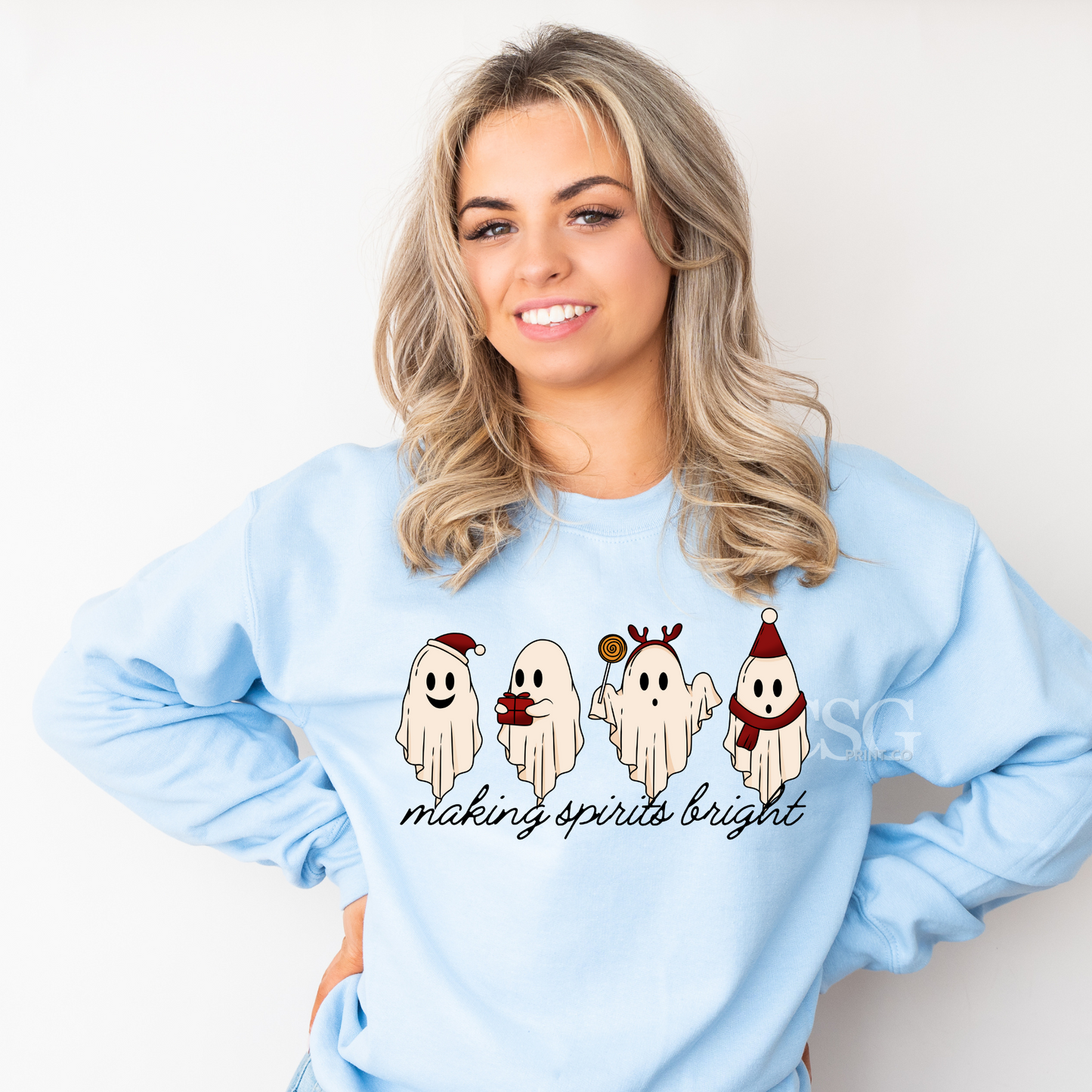 Making Spirits Bright-Ghost- Sweatshirt