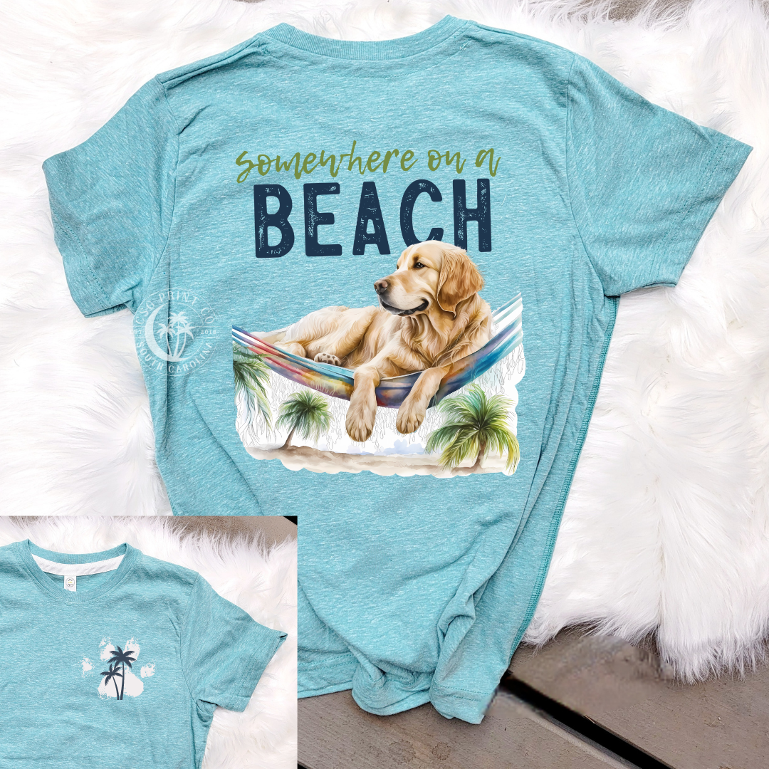 Somewhere On A Beach- Dog- Adults+Kids