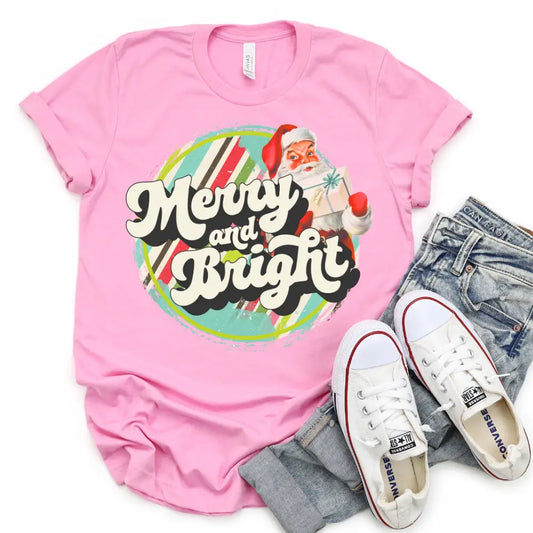 Retro Striped Circle Merry and Bright-Adult