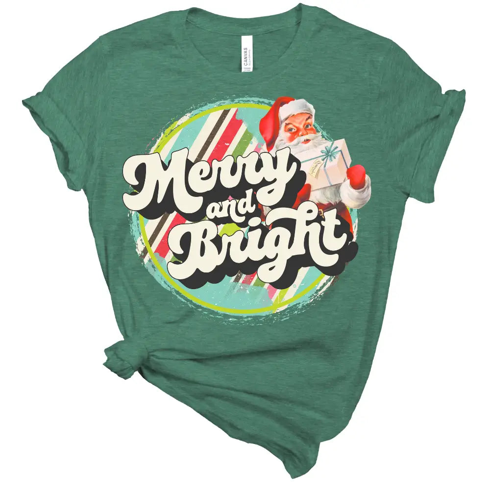 Retro Striped Circle Merry and Bright-Adult